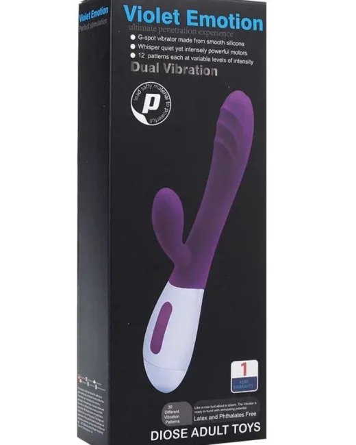 Violet Emotion Tavşan Vibratörü alternatif görünüm