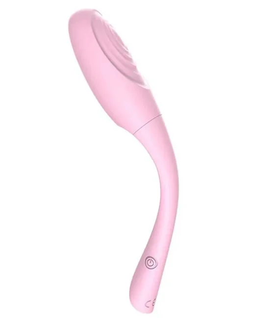 Telefon Kontrollü Şarjlı Vibratör Açık Pembe – Uygulama Kontrollü