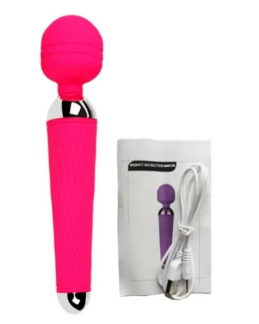 Av Wand Vibratör Pembe – Silikon