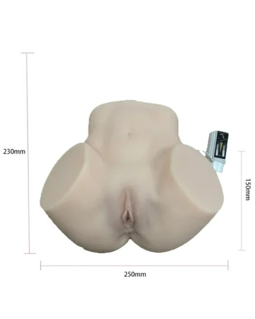 23 cm Titreşimli Realistik Kalça Mastürbatör