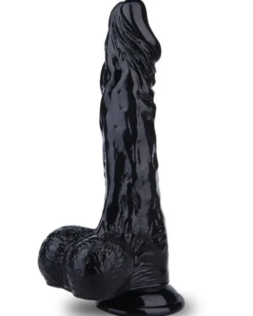 25,2 cm Siyah Dildo – Medikal Silikon alternatif görünüm
