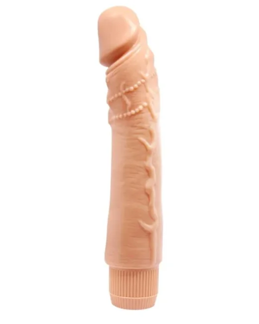 Güçlü Titreşimli 24 cm Realistik Vibratör – Hissedilir Damarlı