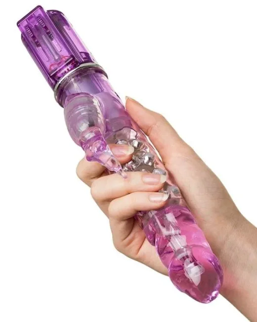High-Tech Klitoral Uyarıcı Vibratör mor 26,5 cm – TPE