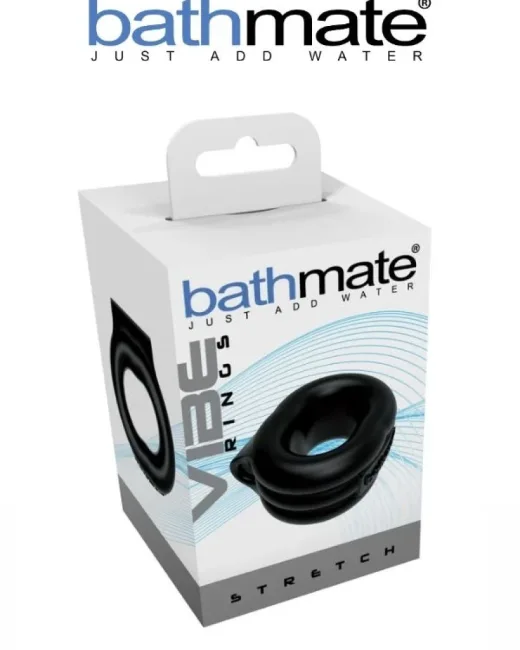 Bathmate Stretch Titreşimli Penis Halkası – TPE, Şarjlı