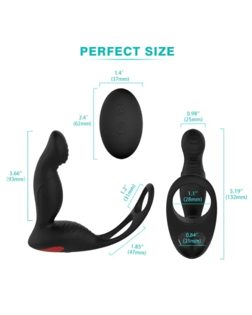 S-Hande Lenker Prostat Kumandalı Vibratör – Silikon alternatif görünüm