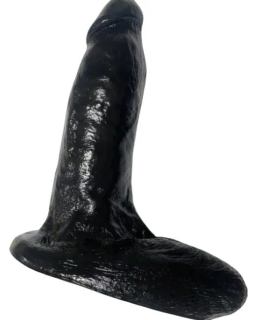 26 cm Siyah Realistik Dildo – Medikal Silikon – 1230 g