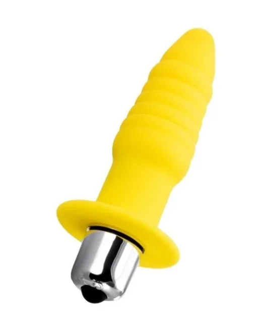 Lancy Anal Plug Sarı, 11 cm – Silikon