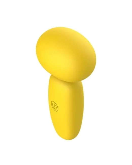 Chisa Buster Sarı Mantar Vibratör – Sıvı Silikon, Şarjlı