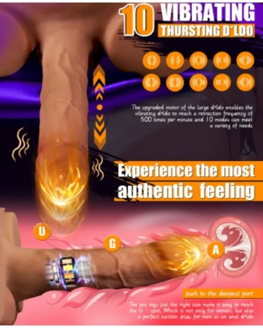 Gerçekçi Haraketli Titreşimli 5 kg Kalça Vajina Dildo Mastürbatör