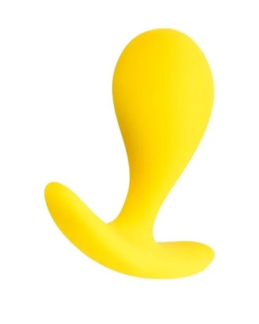 Blob Anal Plug Sarı 5,5 cm – Silikon