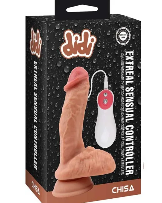Extreal Sensual Gerçekçi 18,5 cm Vibratör – Hissedilir Damarlı, Vantuzlu alternatif görünüm