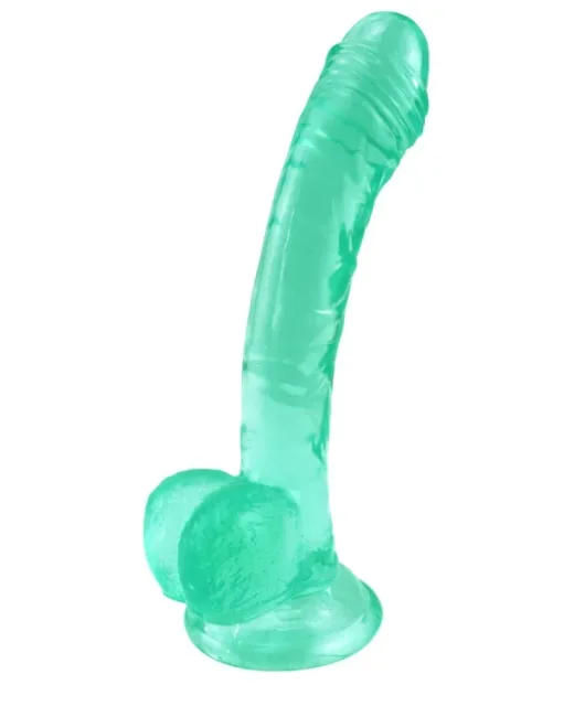 19 cm Yeşil Dildo – Medikal Silikon