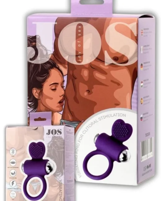 Jos PeryTitreşimli Mor Penis Halkası – Silikon