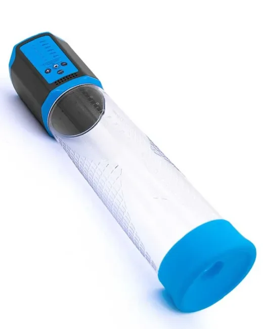 Şarjlı LCD Göstergeli Otomatik Penis Pompası – Mavi