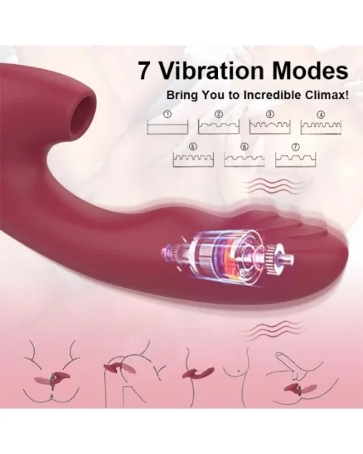 FoxShow Kissers G10 Şarjlı Akıllı Rabbit Vibratör – G-Spot & Klitoris Uyarıcı – Çift Motorlu – Dalga Hareketli – Su Geçirmez