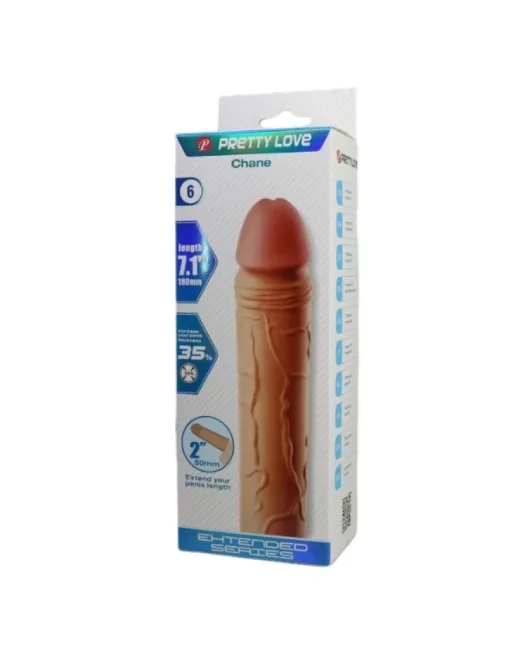 Chane Gerçek Hissiyatlı Uzatıcı Penis Kılıfı – Hissedilir Damarlı