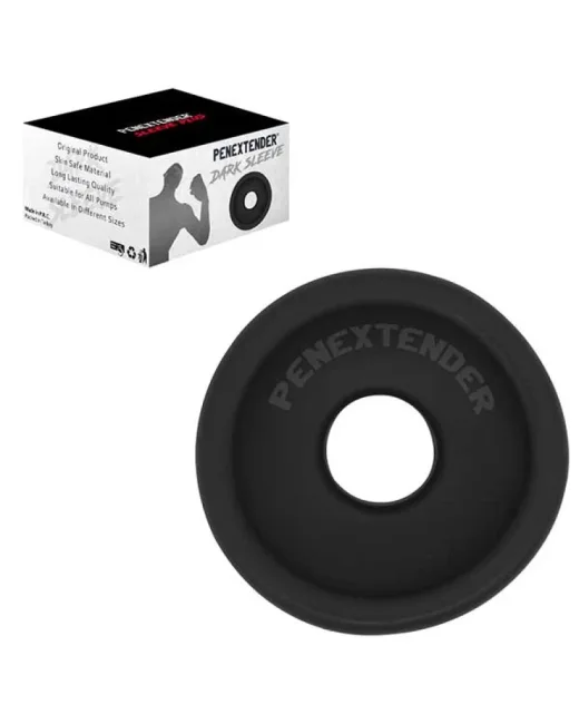 Penextender Dark Sleeve Penis Pompası Yedek Başlık – Medium – Silikon