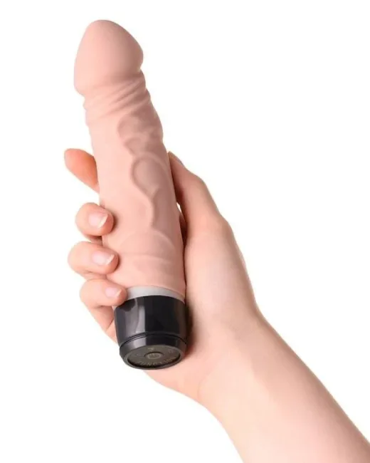 Bolv Realistik Ten Rengi Vibratör Rengi 19,3 cm – Silikon – Tasarım 02