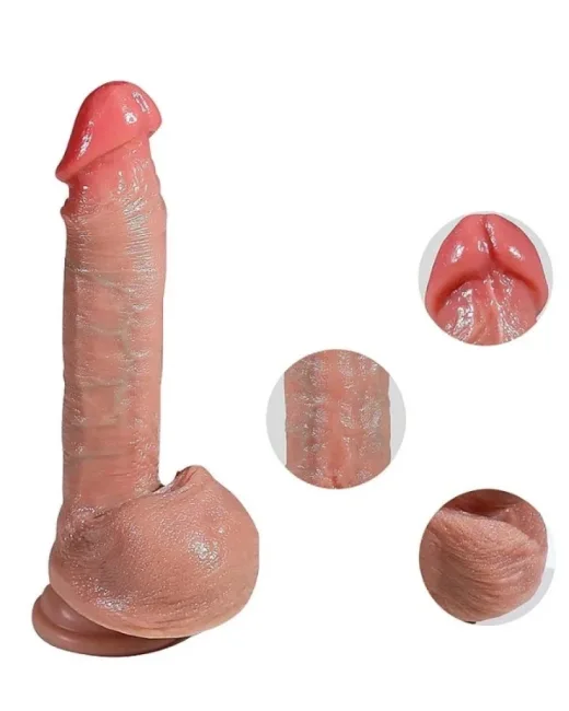 Realistik Dildo 23 cm 006 – Vantuzlu