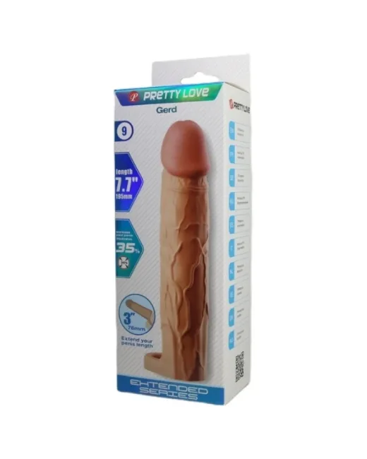 Gerd Gerçek Hissiyatlı Uzatıcı Penis Kılıfı – Hissedilir Damarlı