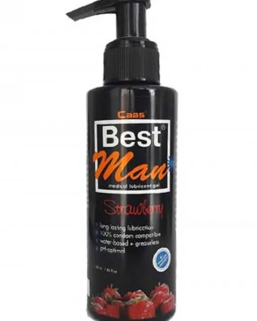 Best Man Anal Lubricant Jel ÇilekAromalı 150 ml Best Man su bazlı anal kayganlaştırıcı jel ürünleri