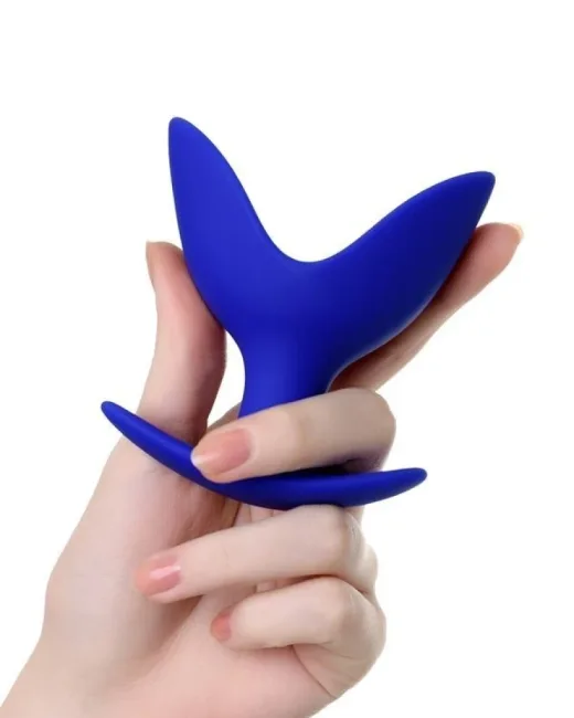 Bloom Genişleyen Anal Plug Mavi 9,5 cm – Silikon