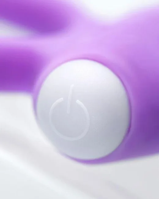 Zort Titreşimli Penis Halkası silikon mor 2 cm