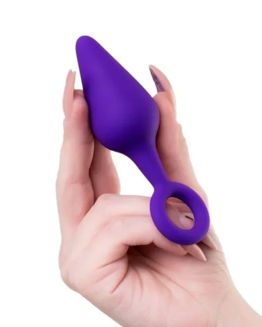 Bung Anal Plug Mor 11,5 cm – Silikon