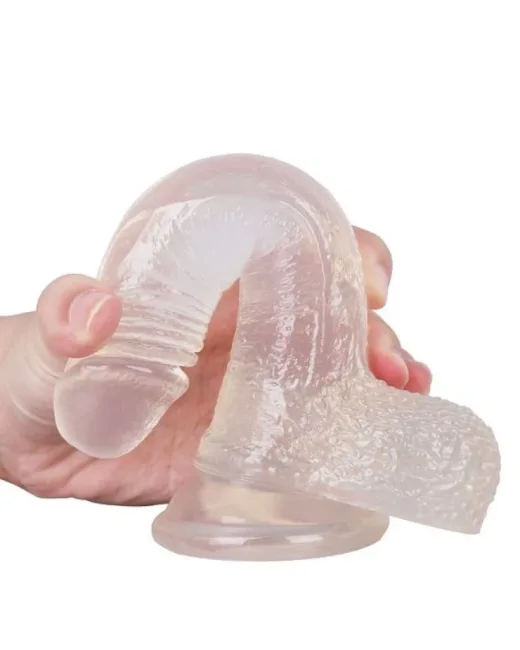 18 cm Beyaz Dildo – Medikal Silikon – 3,7 cm Kalınlık