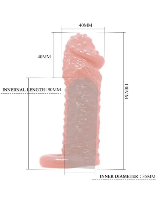 Tırtıklı Penis Kılıfı alternatif görünüm