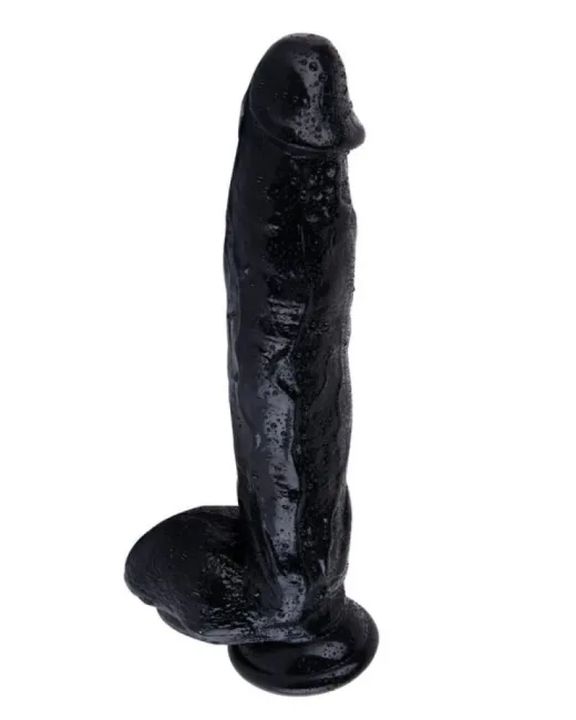 32 cm Siyah Dildo – Medikal Silikon – 5,8 cm Kalınlık alternatif görünüm