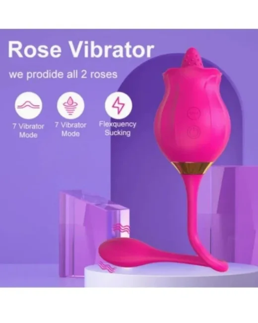 Rose 2'si 1 Arada Dilli Gül Vibratör alternatif görünüm
