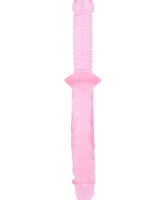 32 cm Pembe Realistik Kılıç Dildo – Medikal Silikon