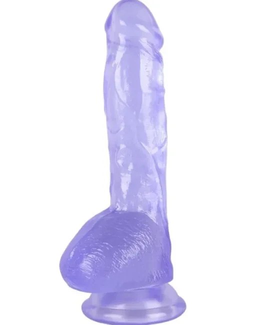 18,8 cm Mor Dildo – Medikal Silikon