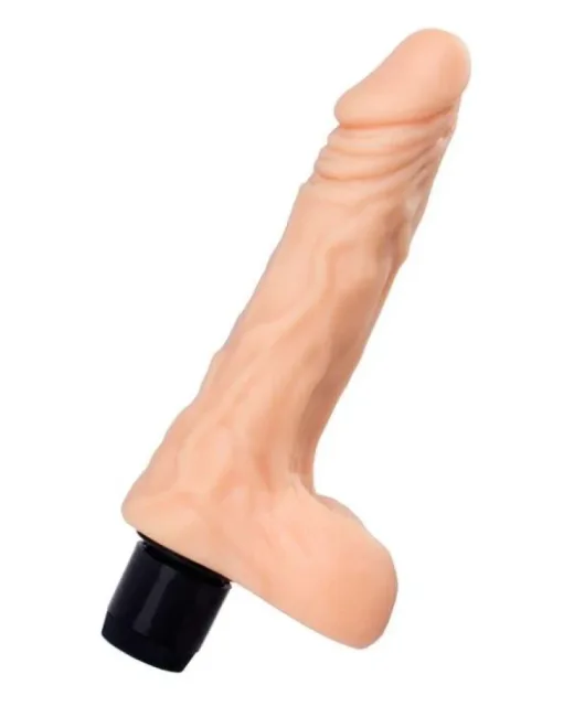 Multi-Speed Realistik Vibratör TPE Ten Rengi 20 cm
