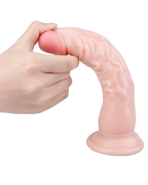 20 cm Realistik Dildo – Medikal Silikon – 255 g