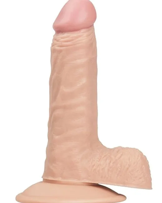 Realistik Dildo 15 cm – Vantuzlu – Testisli