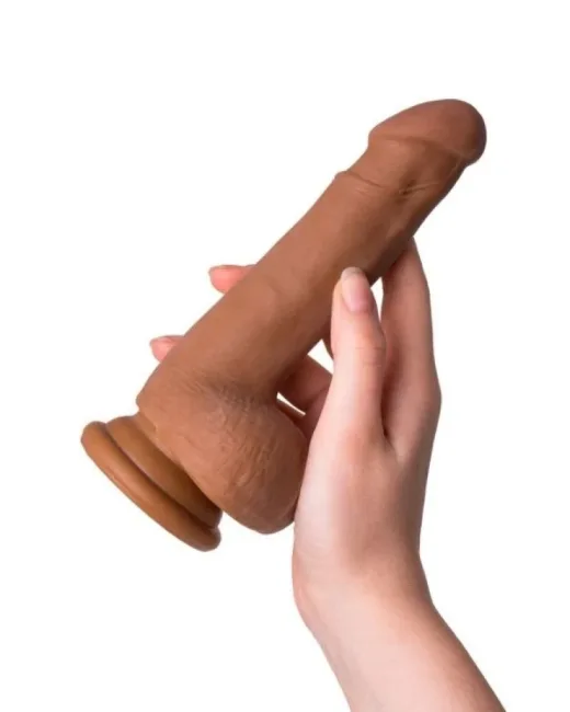 RealStick Elite Mulatto Gerçekçi Vibratör 13 cm alternatif görünüm