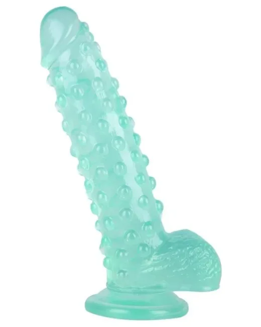24 cm Yeşil Dildo – Medikal Silikon – 383 g alternatif görünüm