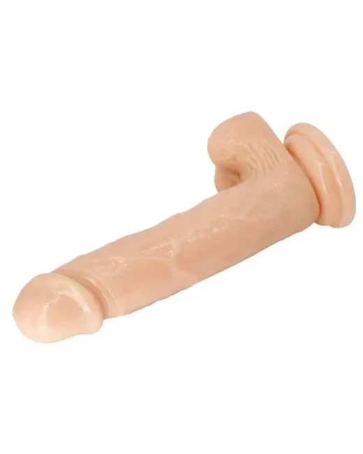 20 cm Gerçekçi Dokulu Vantuzlu Dildo – Strap-On Uyumlu - Ürün görseli 3