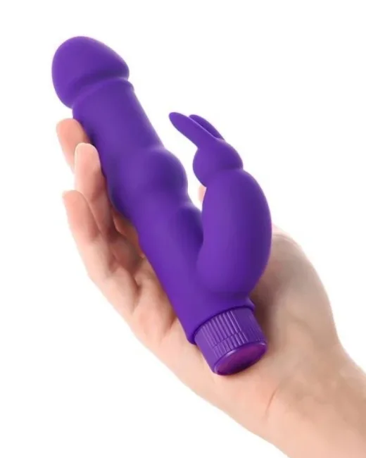 Madby Tavşan Vibratör mor 18 cm – Silikon