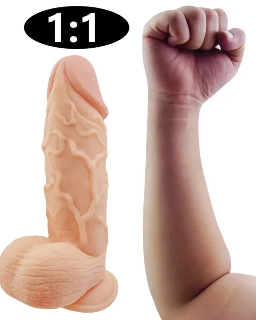 26 cm Realistik Mega Penis Formlu Dildo alternatif görünüm