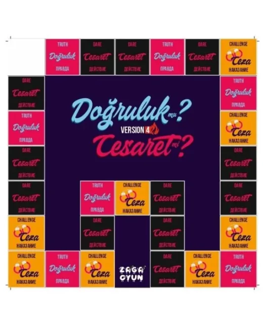 Doğruluk Mu Cesaret Mi Erotik Kutu Oyunu Yenilenmiş 4.versiyon