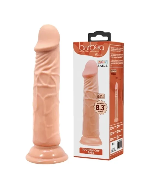 Barbara 8,3 i̇nç Dildo BW007013R – Et Dokulu, Hissedilir Damarlı