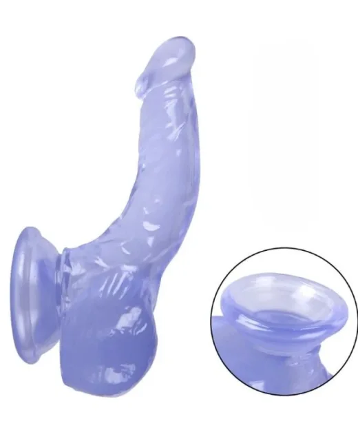 16,5 cm Mor Dildo – Medikal Silikon