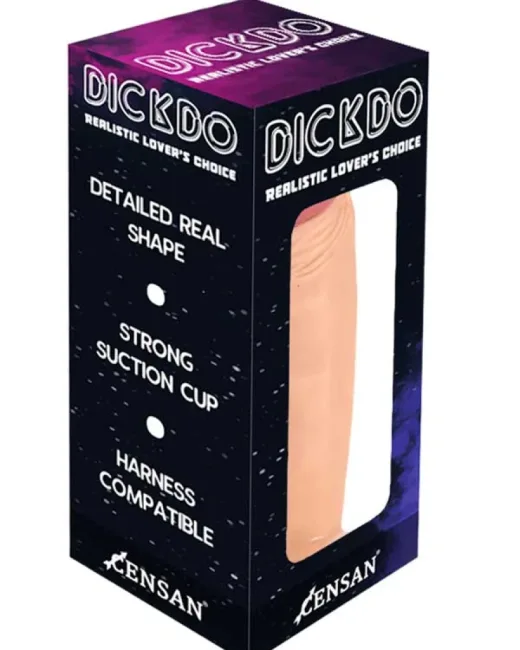 Dickdo Gerçekçi Penis Formlu Dildo 16,5 cm – Hissedilir Damarlı, Vantuzlu alternatif görünüm