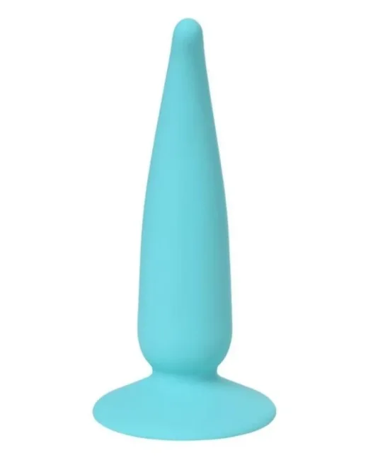 Sarru anal kılıfı silikon mavi 12,5 cm 2,7 cm – Vantuzlu
