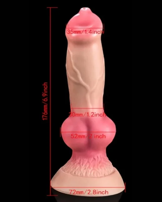 Küçük Boy Köpek Dildo alternatif görünüm