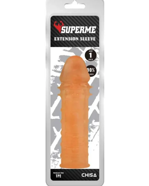 Extra Texture Sleeve Tırtıklı Penis Kılıfı – Ten Rengi – Silikon alternatif görünüm