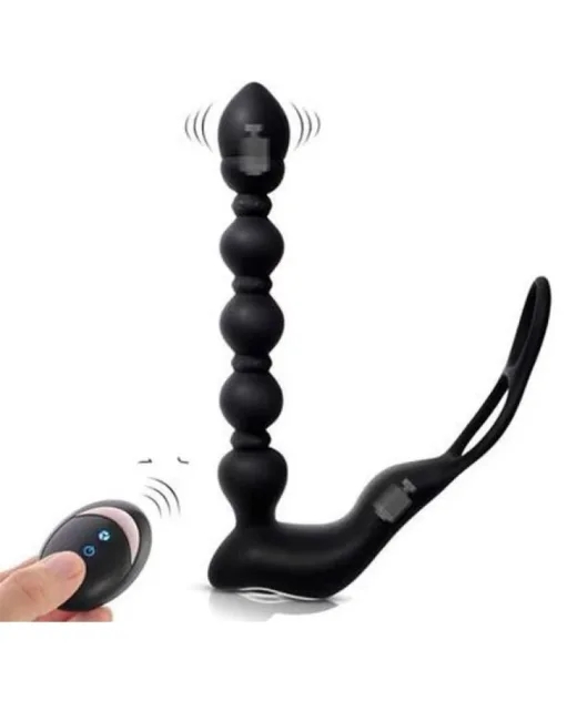 Isıtmalı Penis Halkalı Anal Prostat Vibratör – Şarjlı, Kumandalı